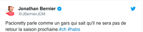 Max Pacioretty...a encore utilisé son ARME FAVORITE...