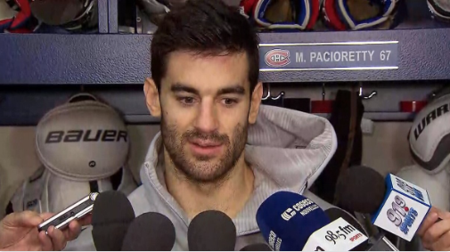 Max Pacioretty...Accepterait un SALE RABAIS sur son prochain contrat...
