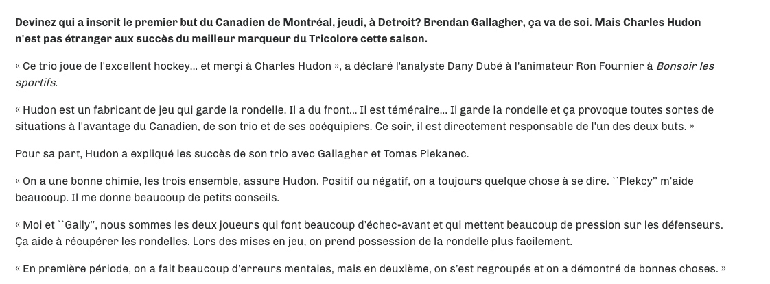 Max Pacioretty...devrait s'inspirer du COURAGE de Charles Hudon et de Brendan Gallagher.
