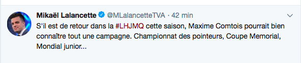 Maxime Comtois ou Ryan Poehling?