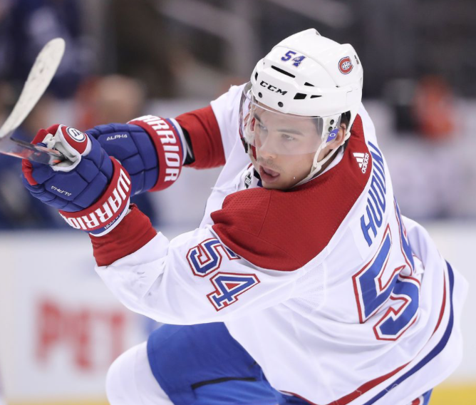 Même Charles Hudon a l'air bon contre les Ducks...