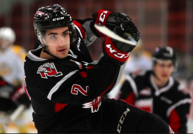 Même en séries...Josh Brook se prend pour Paul Coffey....
