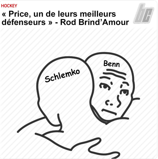 Même le coach des Hurricanes...HUMILIE notre défensive...