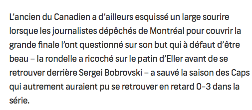 Même les PLOMBIERS prendraient PEANUT avant Bergy..