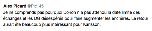 Même un ancien joueur des SENS, critique le DG...