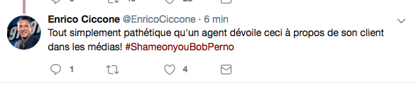  Merci d'avoir RAMASSÉ cet être horrible qu'est Bob Perno...