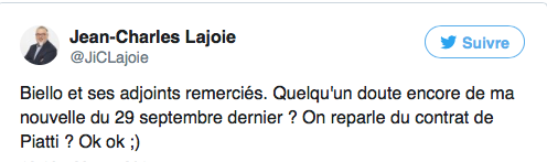 MESSAGE à JEAN-CHARLES LAJOIE!! ESSAIE PAS EL GROS!!!