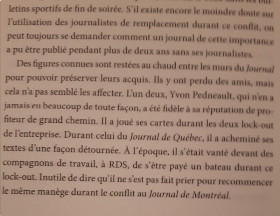 MESSAGE à Jean-Charles Lajoie...t'as PERDU tes COUILLES...