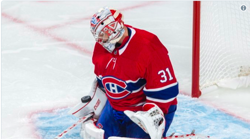 Message à Patrick Lalime...Arrête de LICHER le CUL de Carey Price..