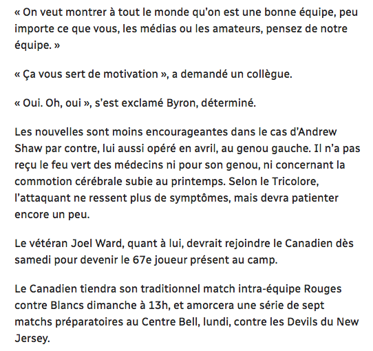 MESSAGE aux médias québécois....