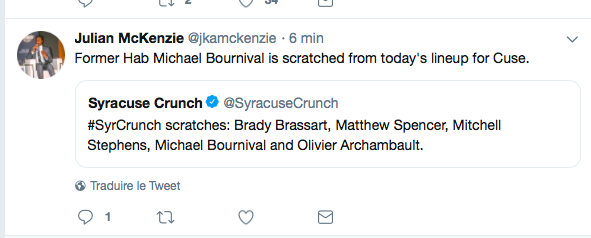 Michael Bournival doit WAKE UP!!!!!