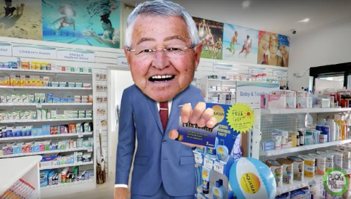 Michel Bergeron...Fait la PROMOTION d'un nouveau MÉDICAMENT...