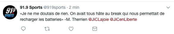  Michel Therrien BULLSHITE..