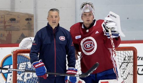 Michel Therrien et Stéphane Waite sont tellement en TABARN...l'un contre l'autre..
