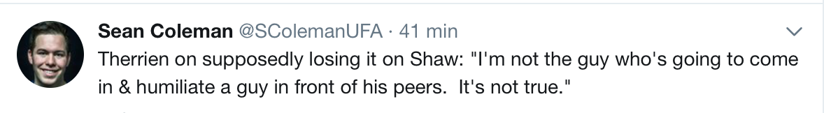 Michel Therrien n'aurait pas humilié Andrew Shaw !!!