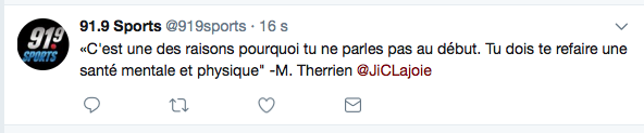 Michel Therrien... Veut faire PITIÉ..