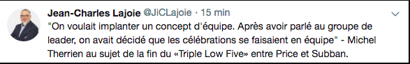 Michou est allé voir PATCH...qui lui a PISSÉ dans les oreilles sur PK Subban...