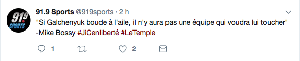  Mike Bossy ACCUSE le CH...de MALATRAITER CHUCKY..