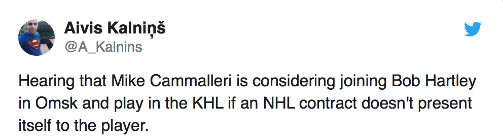 Mike Cammalleri avec Bob Hartley...