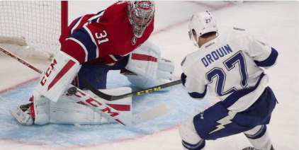 Mikhail Sergachev comme Ryan McDonagh....