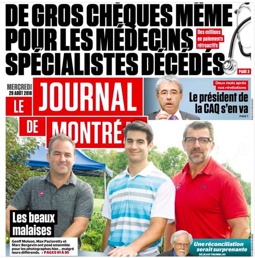 Molson et Bergevin sont pas TANNÉS d'être HUMILIÉS?