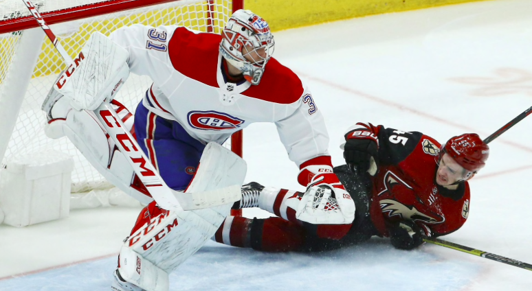 Montréal sur le DOS de Carey Price la porcelaine...