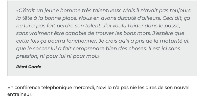 Nacho Piatti sera ÉCHANGÉ....À la PK Subban...