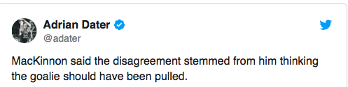 Nathan MacKinnon s'excuse...
