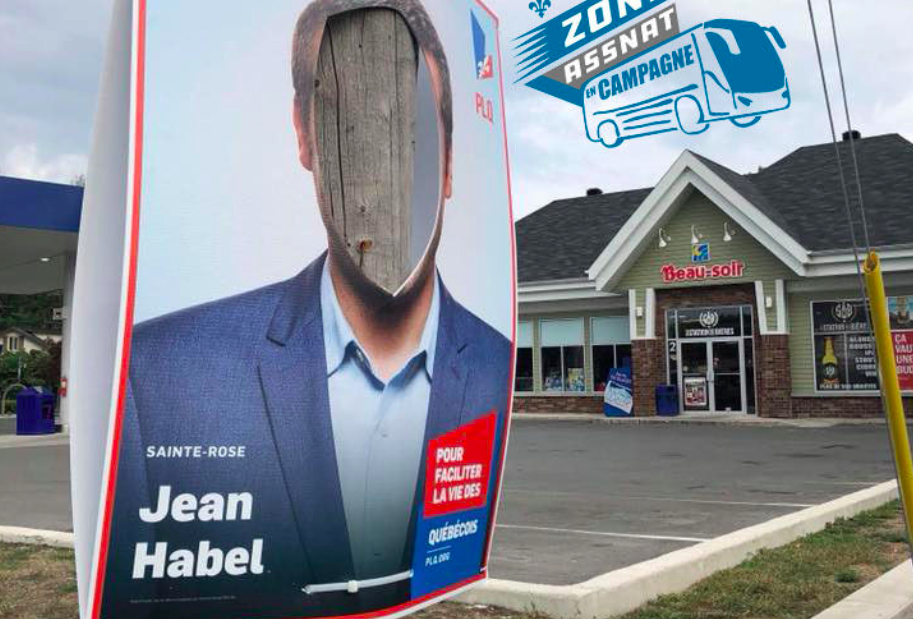 Ne jamais placer des affiches de Marc Bergevin et Geoff Molson accessibles au public..