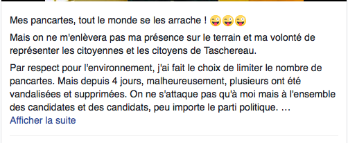 Ne jamais placer des affiches de Marc Bergevin et Geoff Molson accessibles au public..