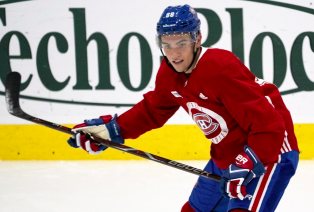 Nick Suzuki a déçu les médias du Canada Anglais lors du match préparatoire d'hier...