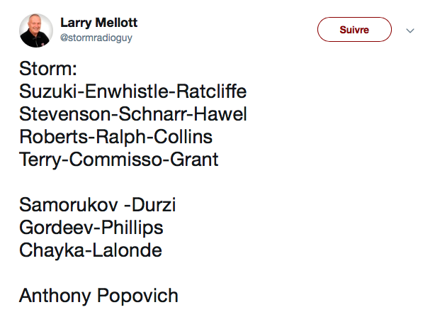 Nick Suzuki est passé du CENTRE...À l'aile droite...À l'aile gauche...