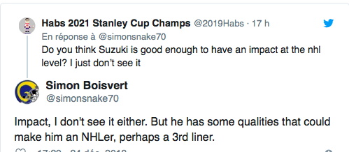 Nick Suzuki....un joueur de 3e trio....