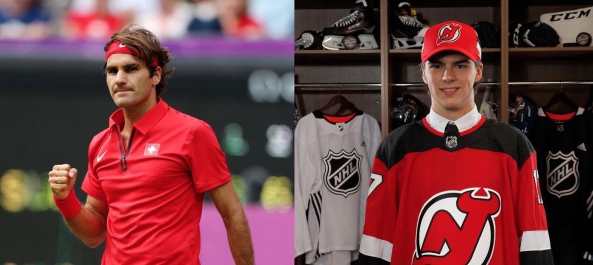 Nico Hischier se fait maintenant inviter par Roger !!!