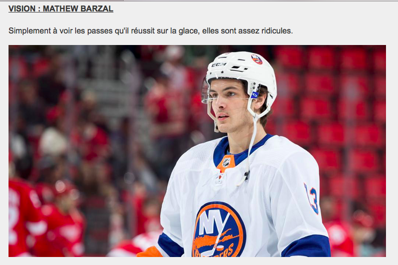 Nicolas Deslauriers dans le PROFIL du JOUEUR ULTIME de Victor Mete...HAHA!!!