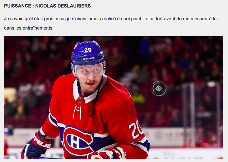 Nicolas Deslauriers dans le PROFIL du JOUEUR ULTIME de Victor Mete...HAHA!!!