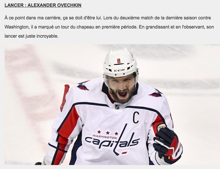 Nicolas Deslauriers dans le PROFIL du JOUEUR ULTIME de Victor Mete...HAHA!!!