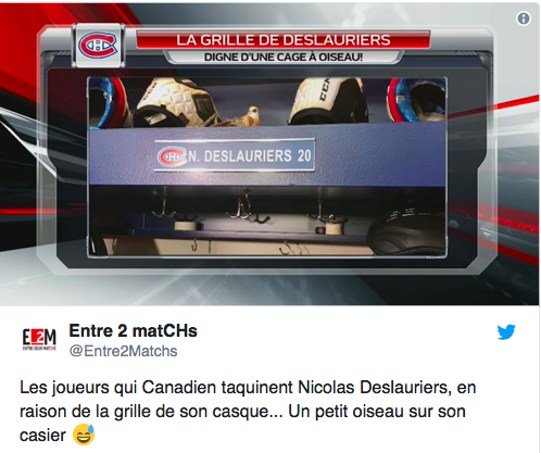 Nicolas Deslauriers doit arrêter de dire....