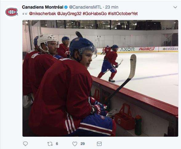 Nikita Scherbak a l'air beaucoup plus en SHAPE que l'an dernier..