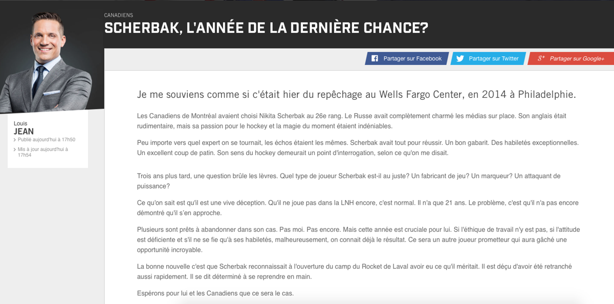 Nikita Scherbak mérite une autre chance?????