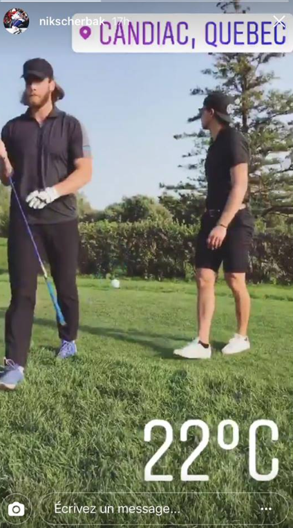 Nikita Scherbak SNOBÉ au tournoi de golf du CH????