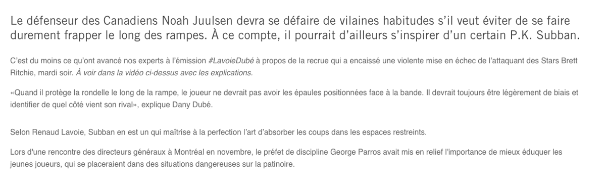 Noah Juulsen va se faire TUER?