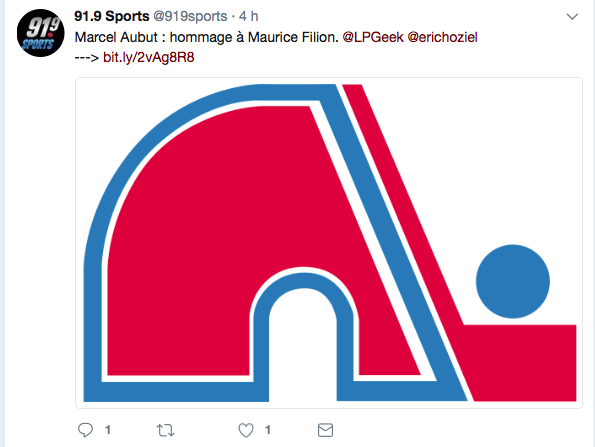 Non seulement le 91,9 Sports fait l'erreur d'interviewer M'HARCÈLE AUBUT..