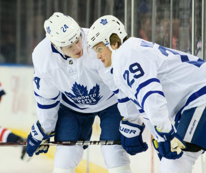 Nylander et Kapanen ont pogné un accident de char...