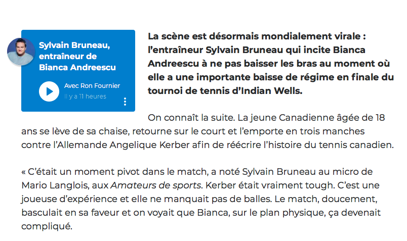 On aimerait avoir le même FEELING quand Jonathan Drouin se lève...