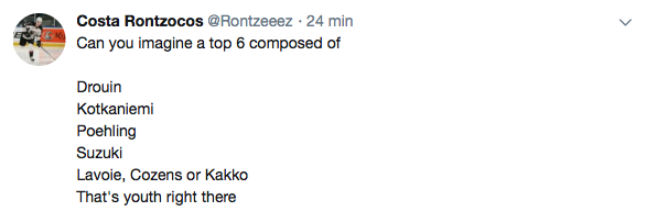 On commencerait à jaser d'un TOP 6 en TA...