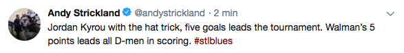 On comprend les Blues, de ne pas l'avoir sacrifié pour Pacioretty...