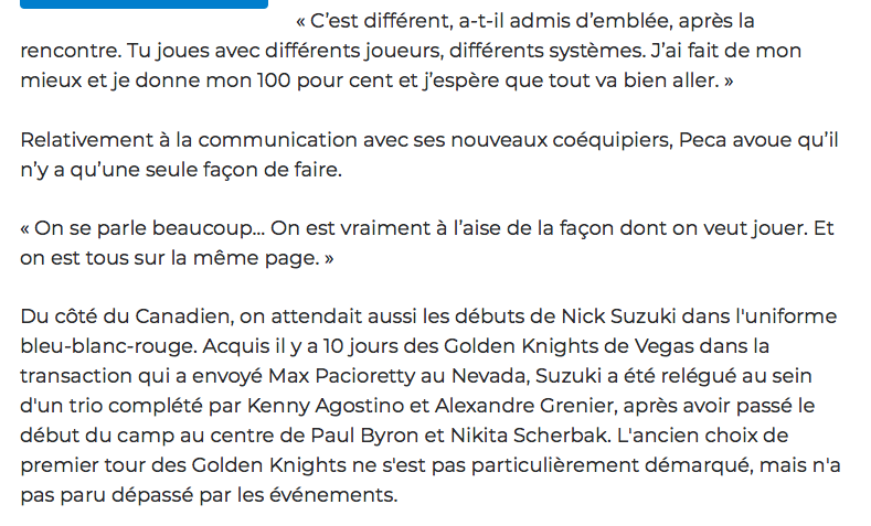 On comprend maintenant pourquoi Claude Julien a CRISSÉ DEWORS Tyler Seguin de Boston...