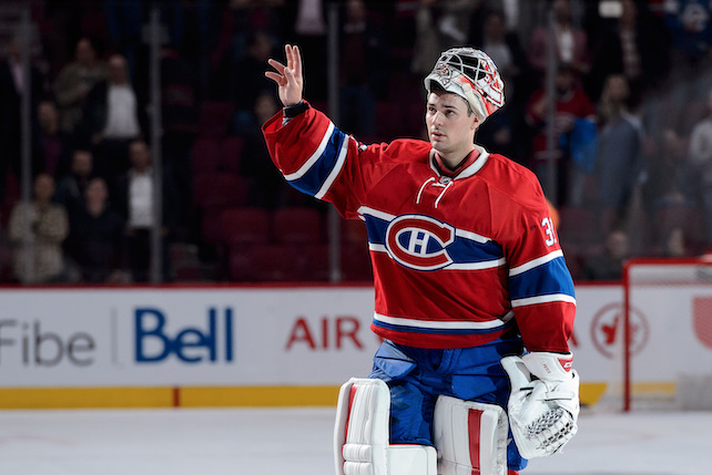 On espère que Carey Price n'est pas trop excité...