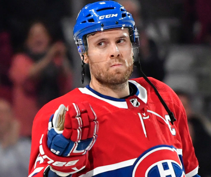 On n'a jamais vu Shea Weber aussi content...